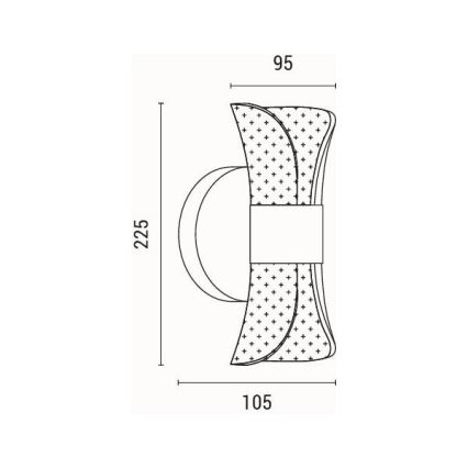 Applique a LED LED/8W/230V 3000K