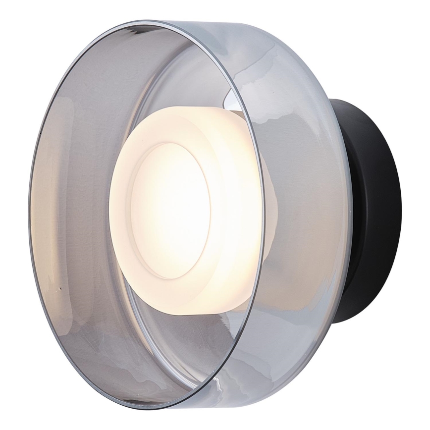 Applique a LED LED/8W/230V 3000K nero/fumé
