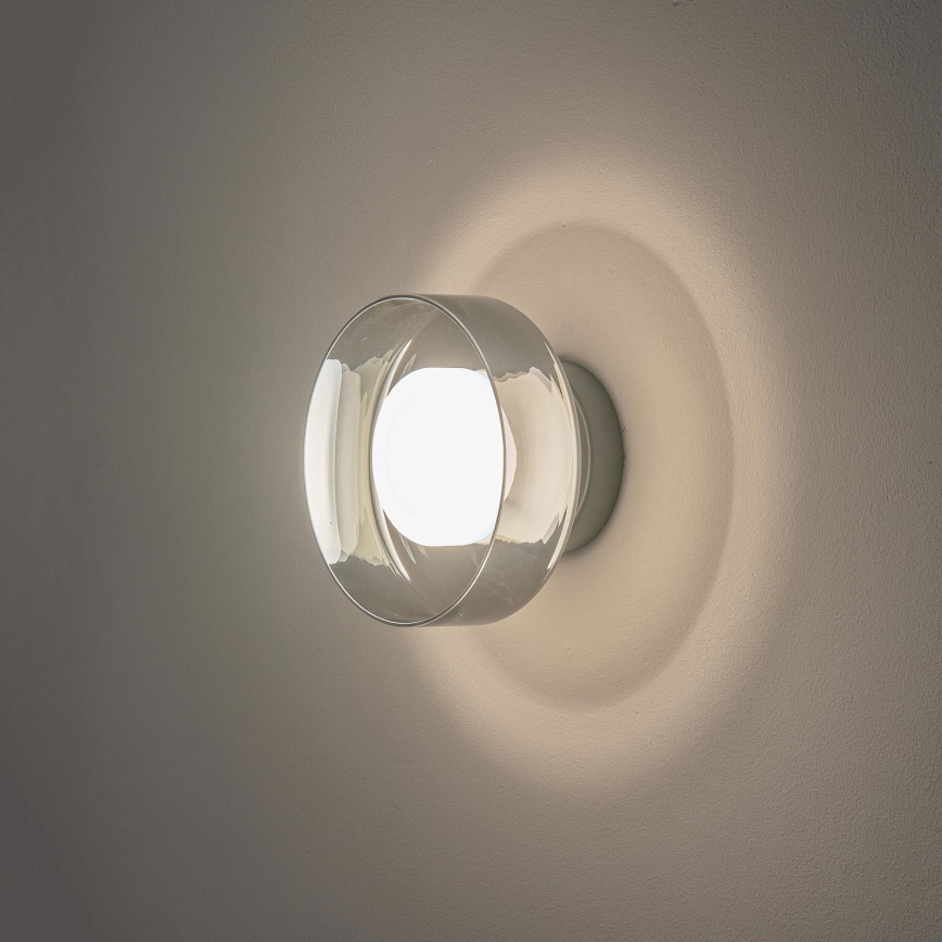 Applique a LED LED/8W/230V 3000K nero/fumé
