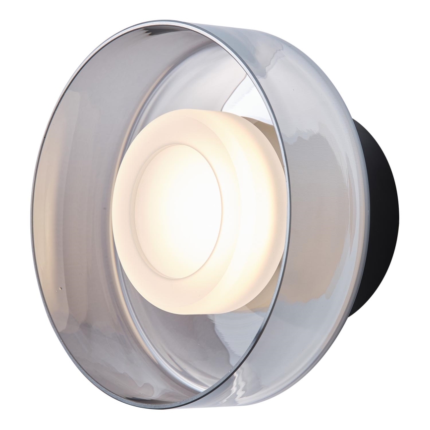 Applique a LED LED/8W/230V 3000K nero/fumé