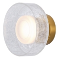 Applique a LED LED/8W/230V 3000K oro/limpido