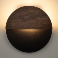 Applique a LED LUNA LED/7W/230V diametro 26 cm nero/marrone