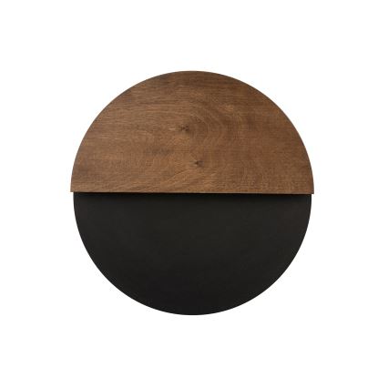 Applique a LED LUNA LED/7W/230V diametro 36 cm nero/marrone