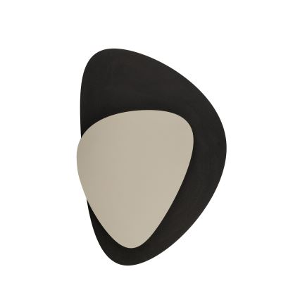 Applique a LED PEDRA LED/7W/230V nero/beige