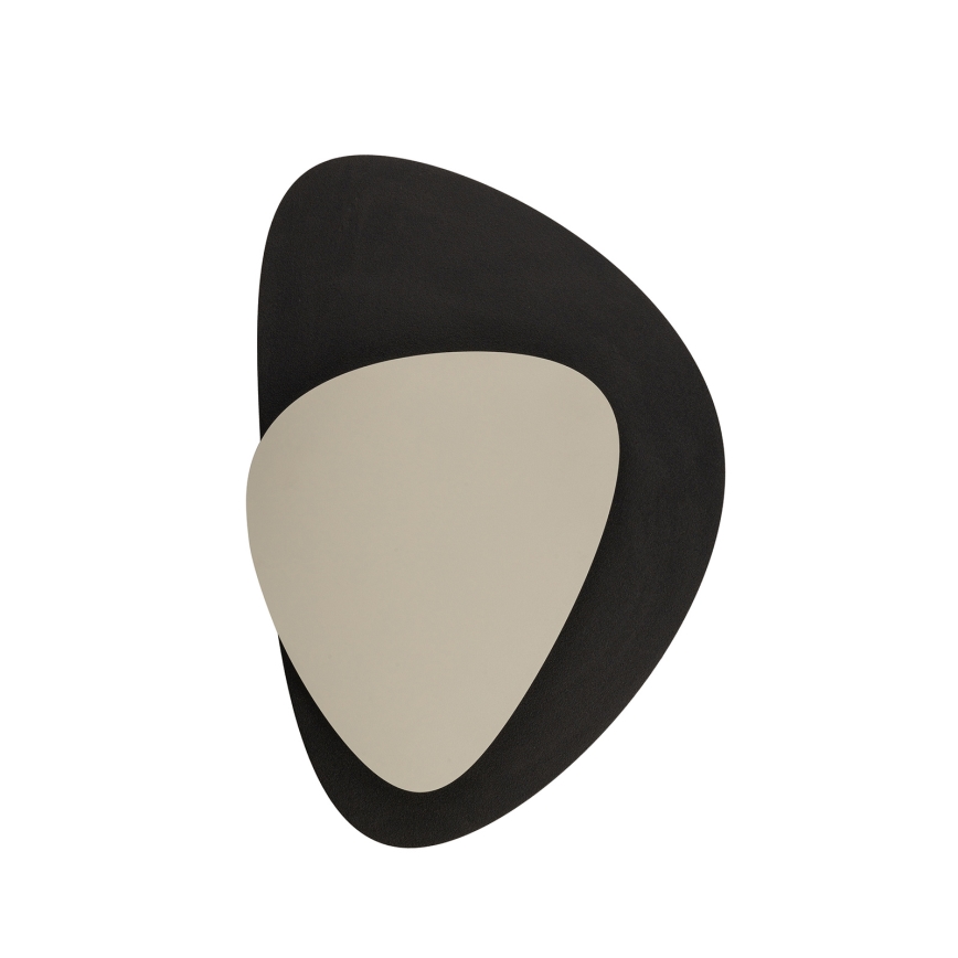Applique a LED PEDRA LED/7W/230V nero/beige