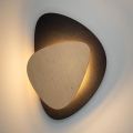 Applique a LED PEDRA LED/7W/230V nero/beige