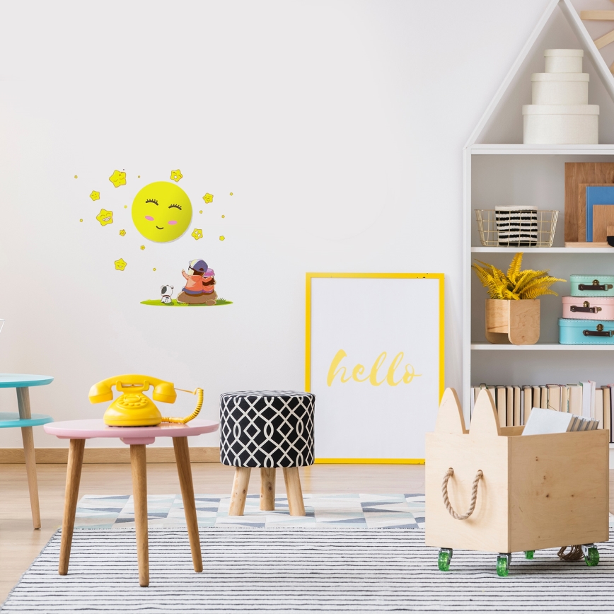 Applique a LED per bambini 1xLED/0,6W/3xAAA