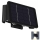 Applique a LED solare 4xLED/1,5W/3,7V IP54 nero