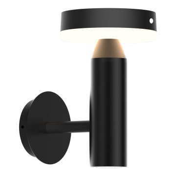 Applique a LED solare con sensore GWINEA LED/4,5W/3,7V IP44 nero