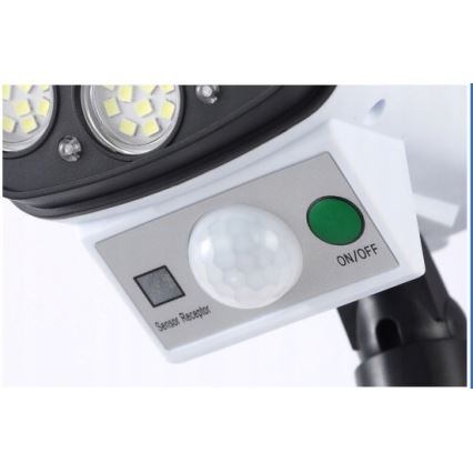 Applique LED solare con sensore KAMERA LED/1W/3,7V IP44 + telecomando