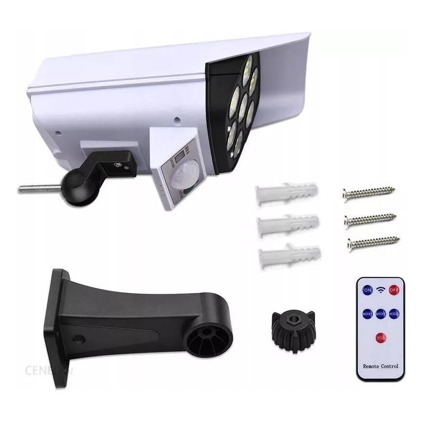 Applique LED solare con sensore KAMERA LED/1W/3,7V IP44 + telecomando
