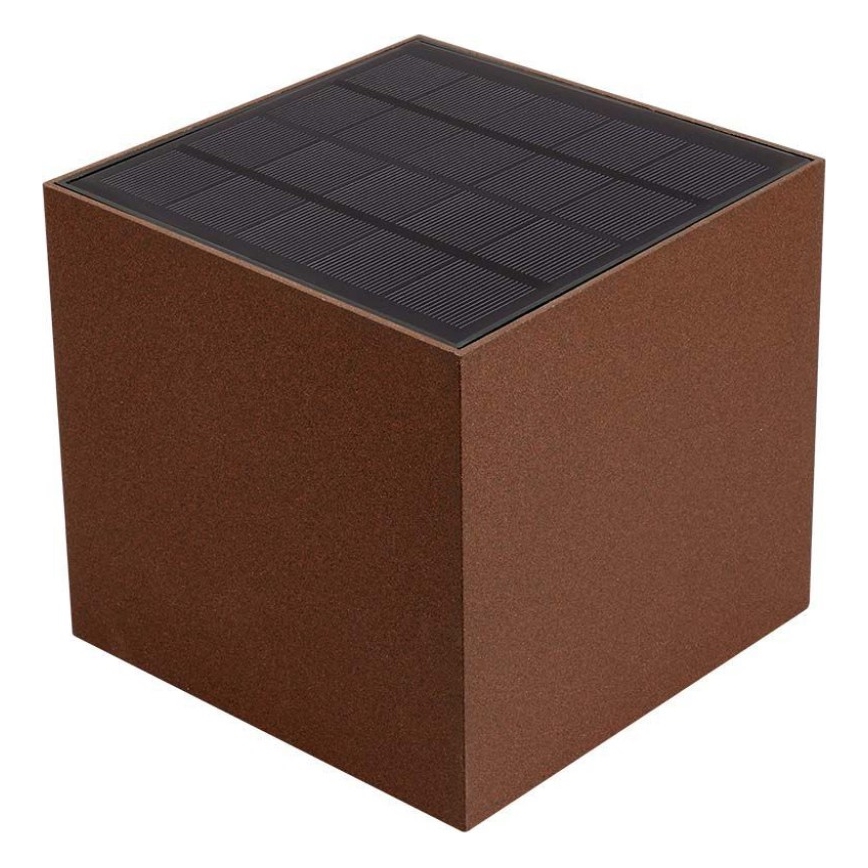 Applique a LED solare con sensore LED/9W/3,7V IP65 4000K marrone