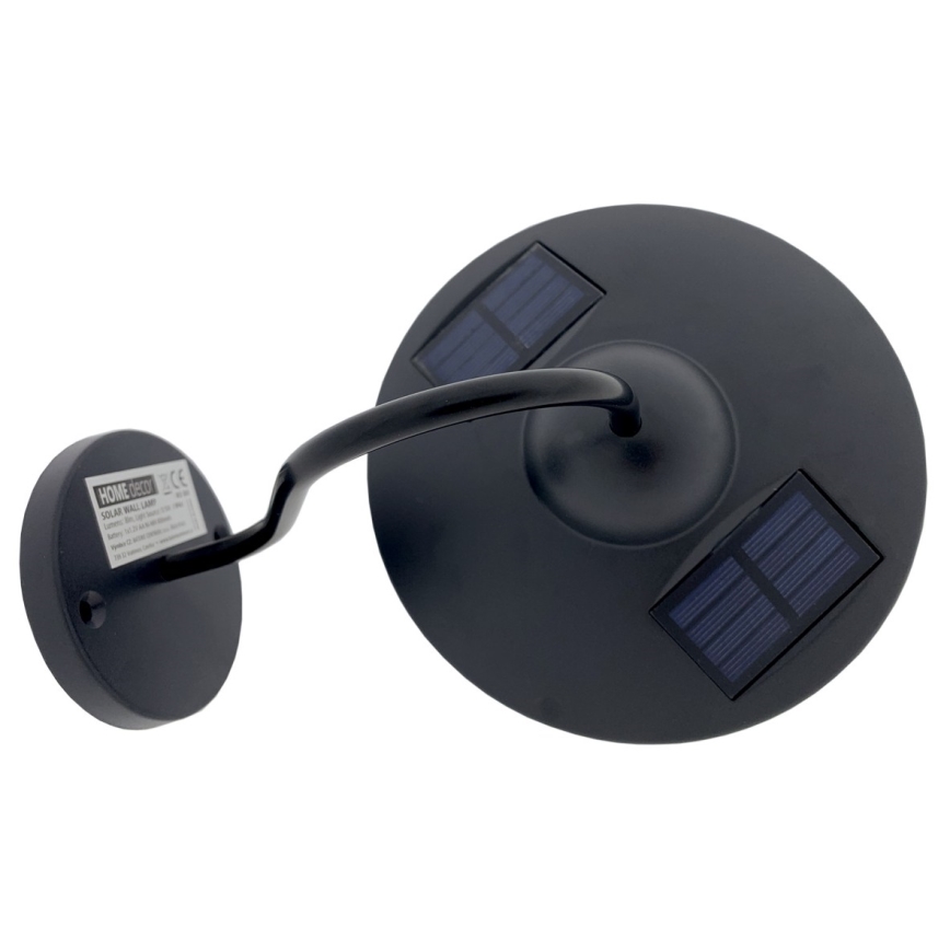 Applique a LED solare LED/0,5W/1,2V IP44 nero