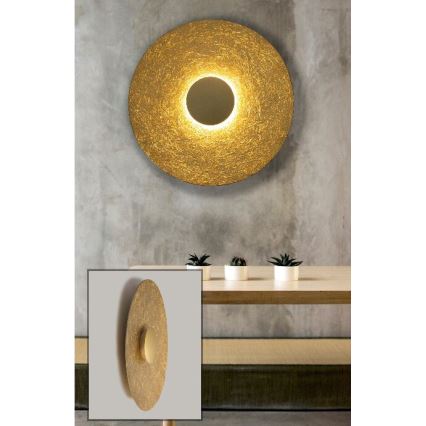 Applique a LED SOLE LED/16W/230V diametro 65 cm oro