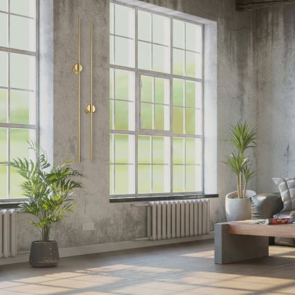 Applique a parete LANA LED/12W/230V 4000K oro opaco