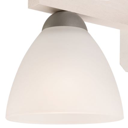 Applique ADRIANO 1xE27/60W/230V faggio - FSC certificato