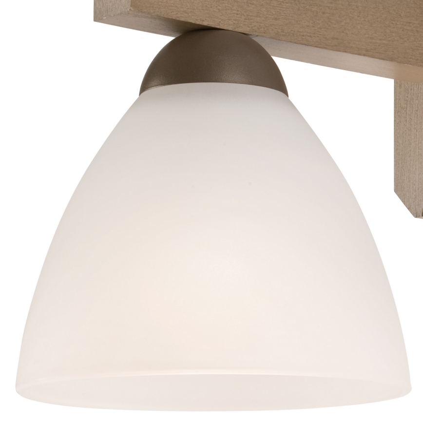 Applique ADRIANO 1xE27/60W/230V faggio - FSC certificato