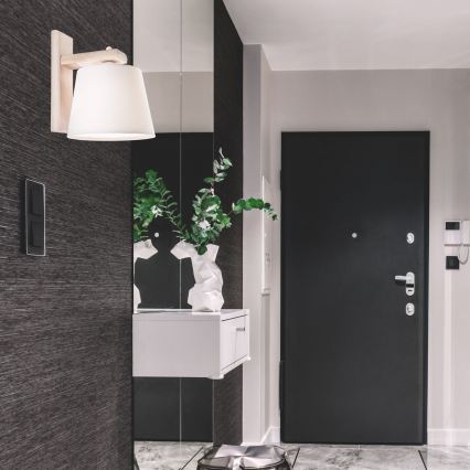 Applique AIDA 1xE27/60W/230V rovere