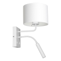 Applique ARDEN 1xE27/60W+1xG9/8W/230V bianco