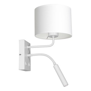 Applique ARDEN 1xE27/60W+1xG9/8W/230V bianco