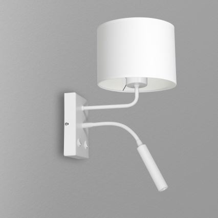 Applique ARDEN 1xE27/60W+1xG9/8W/230V bianco