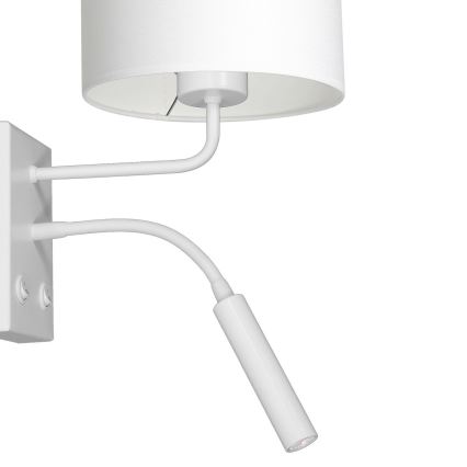 Applique ARDEN 1xE27/60W+1xG9/8W/230V bianco