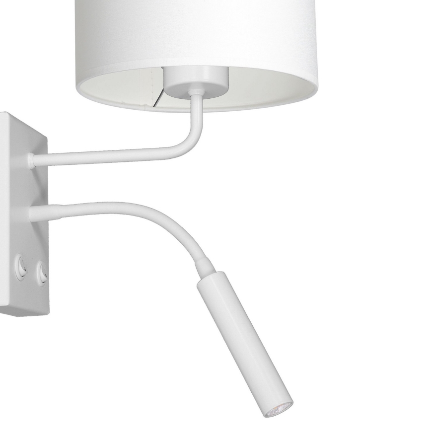 Applique ARDEN 1xE27/60W+1xG9/8W/230V bianco