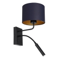Applique ARDEN 1xE27/60W+1xG9/8W/230V blu