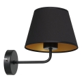 Applique ARDEN 1xE27/60W/230V nero/oro