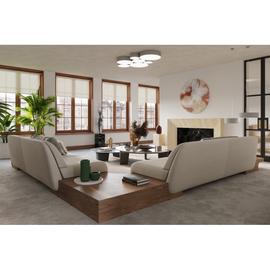 Applique ARENA 1xE27/60W/230V grigia