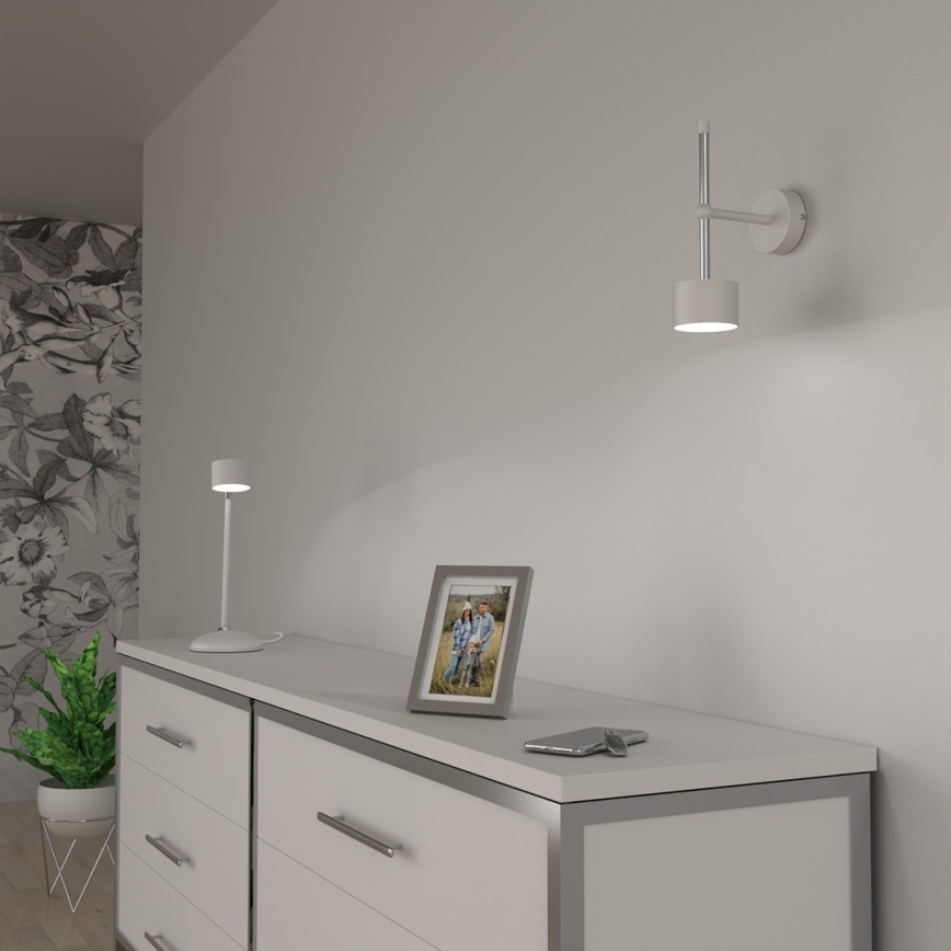 Applique ARENA 1xGX53/11W/230V bianco/cromo lucido