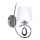 Applique ARNIKA 1xE14/40W/230V cromo lucido/bianco