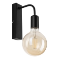 Applique ASTRID 1xE27/60W/230V opaco nero