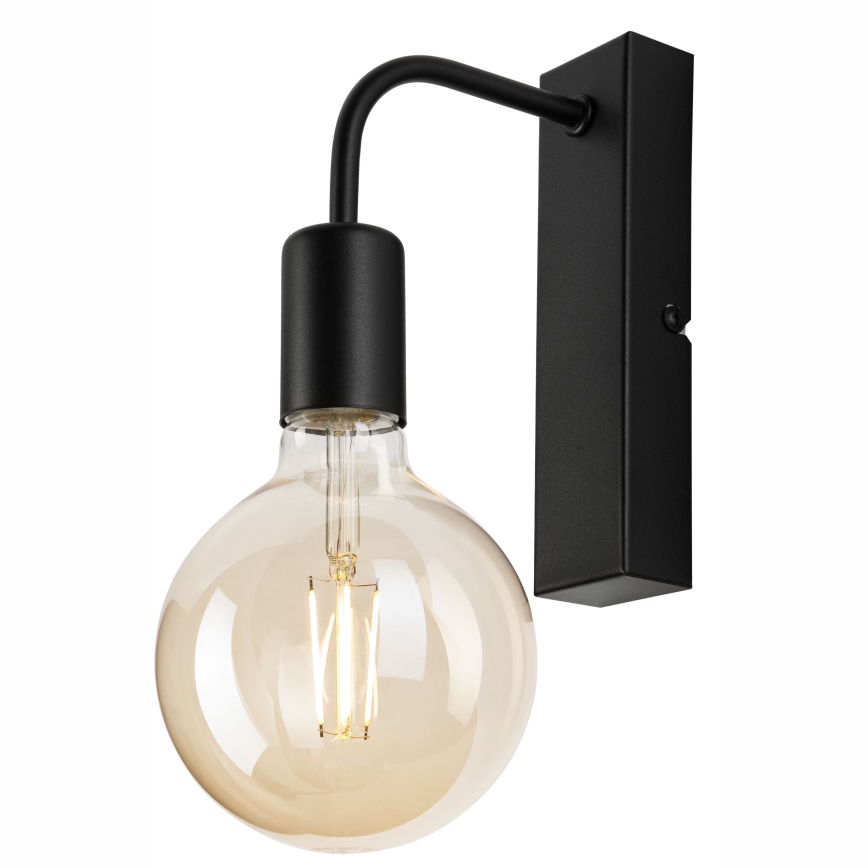 Applique ASTRID 1xE27/60W/230V opaco nero