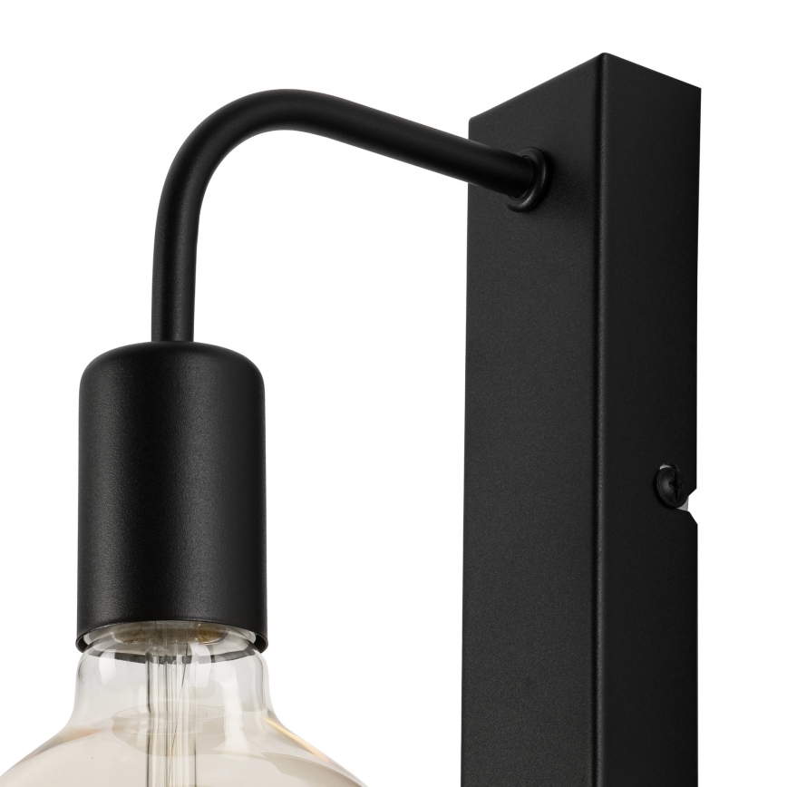 Applique ASTRID 1xE27/60W/230V opaco nero