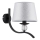 Applique BARNI 1xE14/10W/230V nero/argento