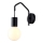 Applique BASSO 1xE27/40W/230V nero