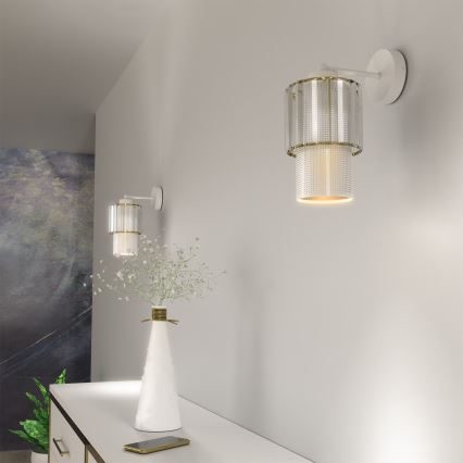 Applique BLANCO 1xE27/60W/230V bianco