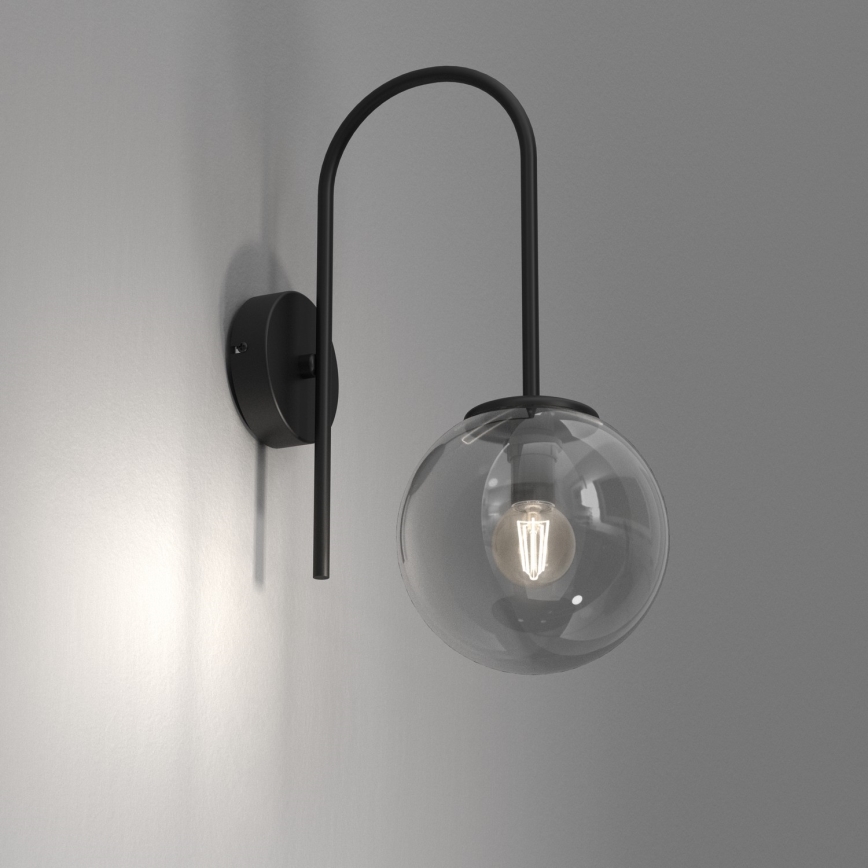 Applique CAMBRIDGE 1xE14/60W/230V nero