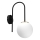 Applique CAMBRIDGE 1xE14/60W/230V nero/ottone
