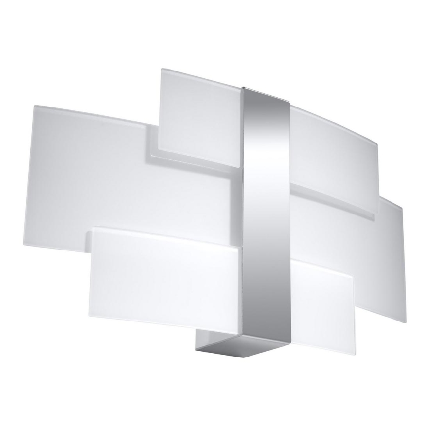 Applique CELIA 2xG9/40W/230V cromo lucido/bianco