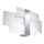 Applique CELIA 2xG9/40W/230V cromo lucido/bianco