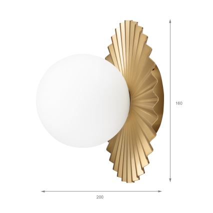 Applique CHITA 1xG9/5W/230V dorato