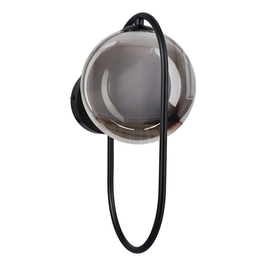 Applique CORDEL 1xG9/28W/230V nero/fumé nero