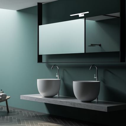 Applique da bagno LED SHINE/7W/230V 30 cm IP44 bianco