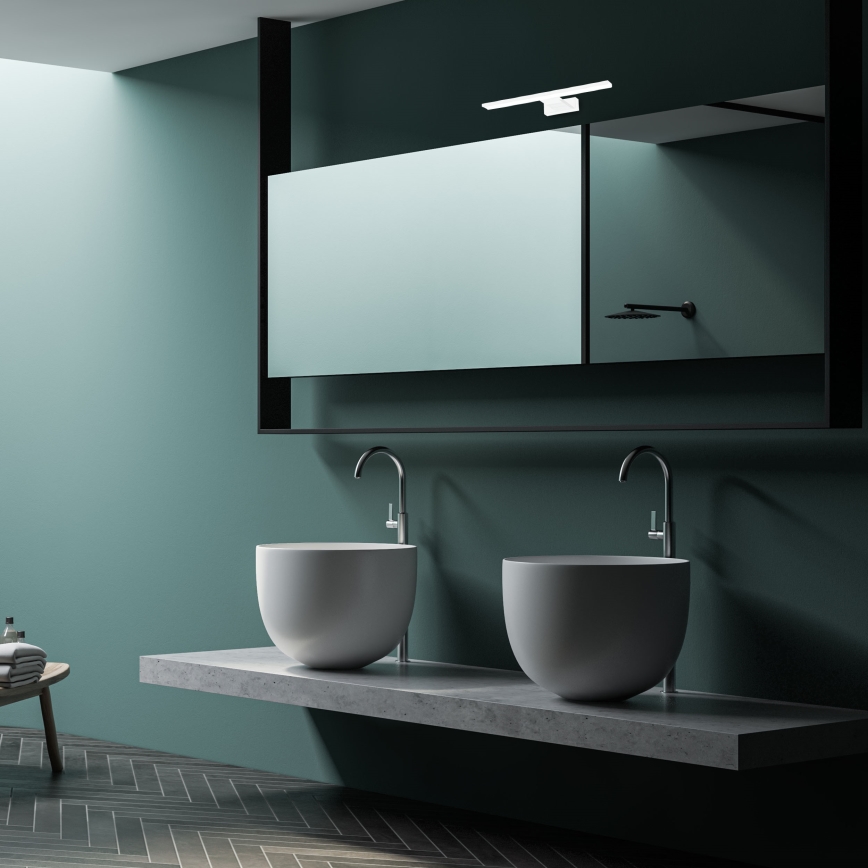 Applique da bagno LED SHINE/7W/230V 30 cm IP44 bianco