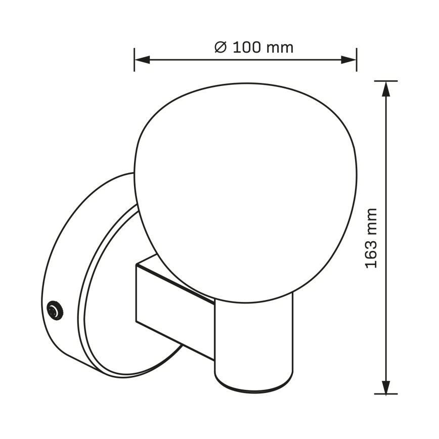 Applique da bagno POLA 1xG9/5W/230V IP44 nera/trasparente