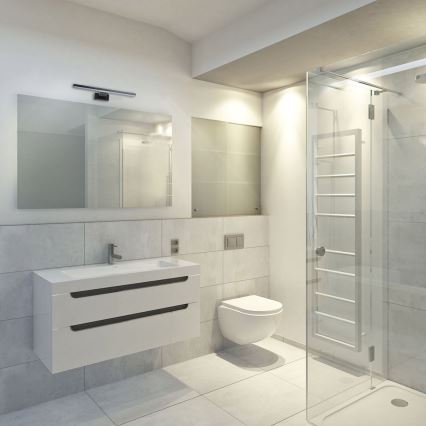 Applique da bagno SHINE LED/7W/230V 30 cm IP44 nero