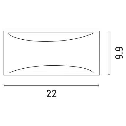 Applique da esterno 1xE27/10W/230V IP54 nero