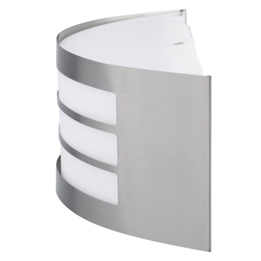Applique da esterno 1xE27/14W/230V IP44 cromo opaco